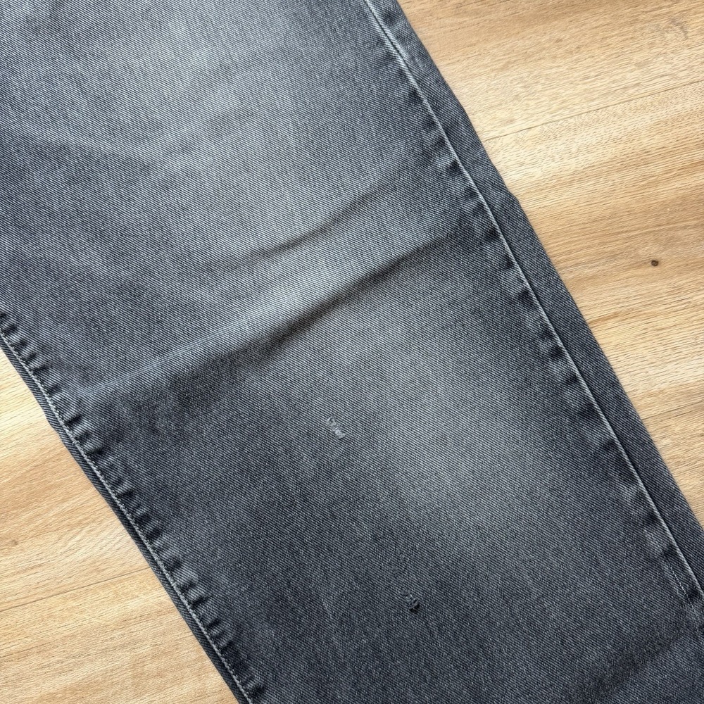 Vintage Diesel Saddle Jeans Men 32x32 Black Loose Tapered Distressed Grunge Y2K - Picture 8 of 16